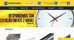 Desktop Screenshot of hiperferro.com.br