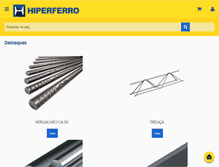 Tablet Screenshot of hiperferro.com.br